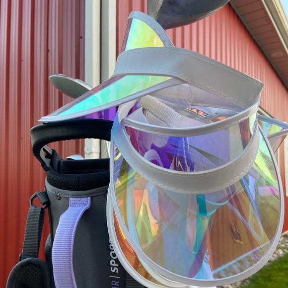 Holographic Golf Visor - NEW - Picture 2 of 2